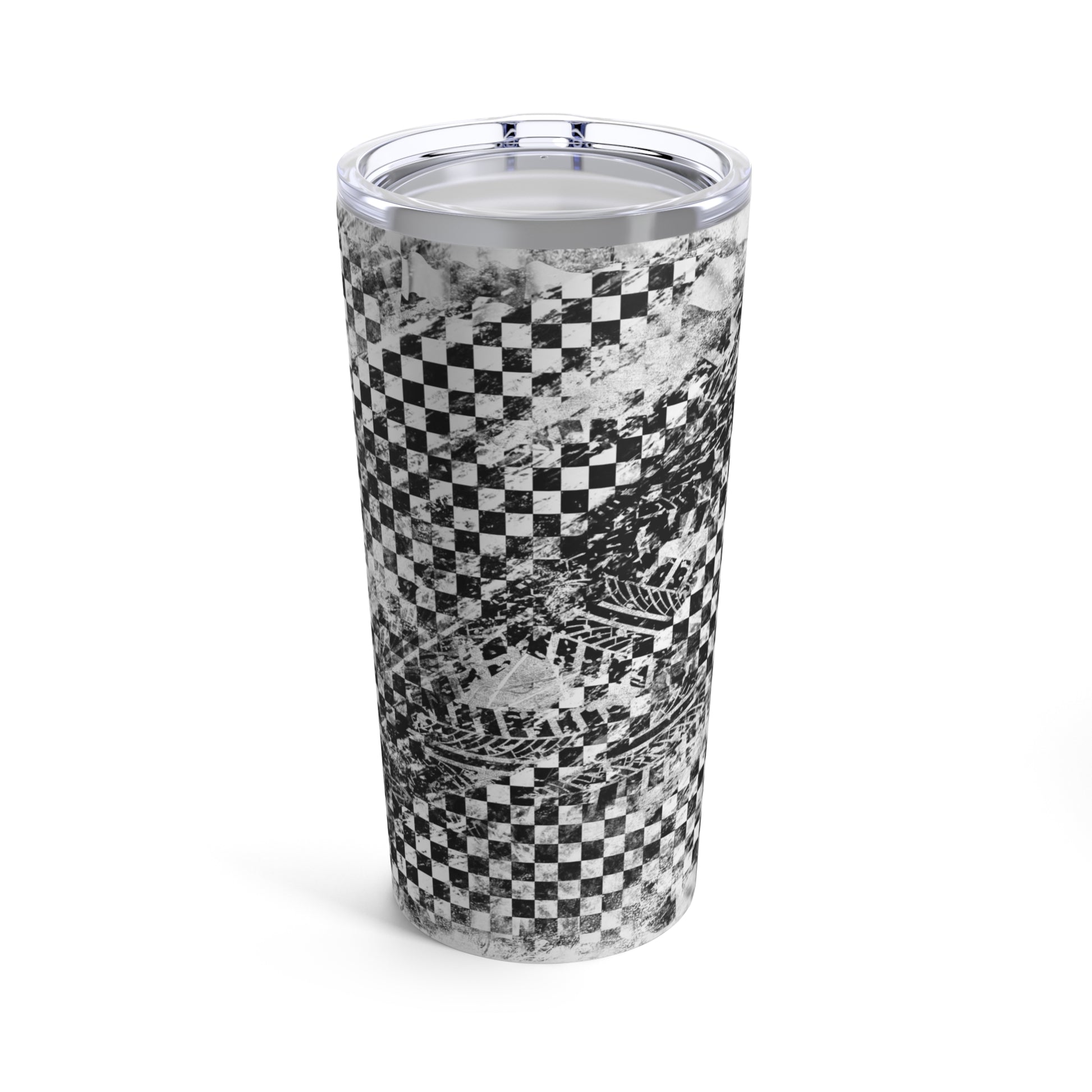 Race Wife Checkered Flag Tumbler