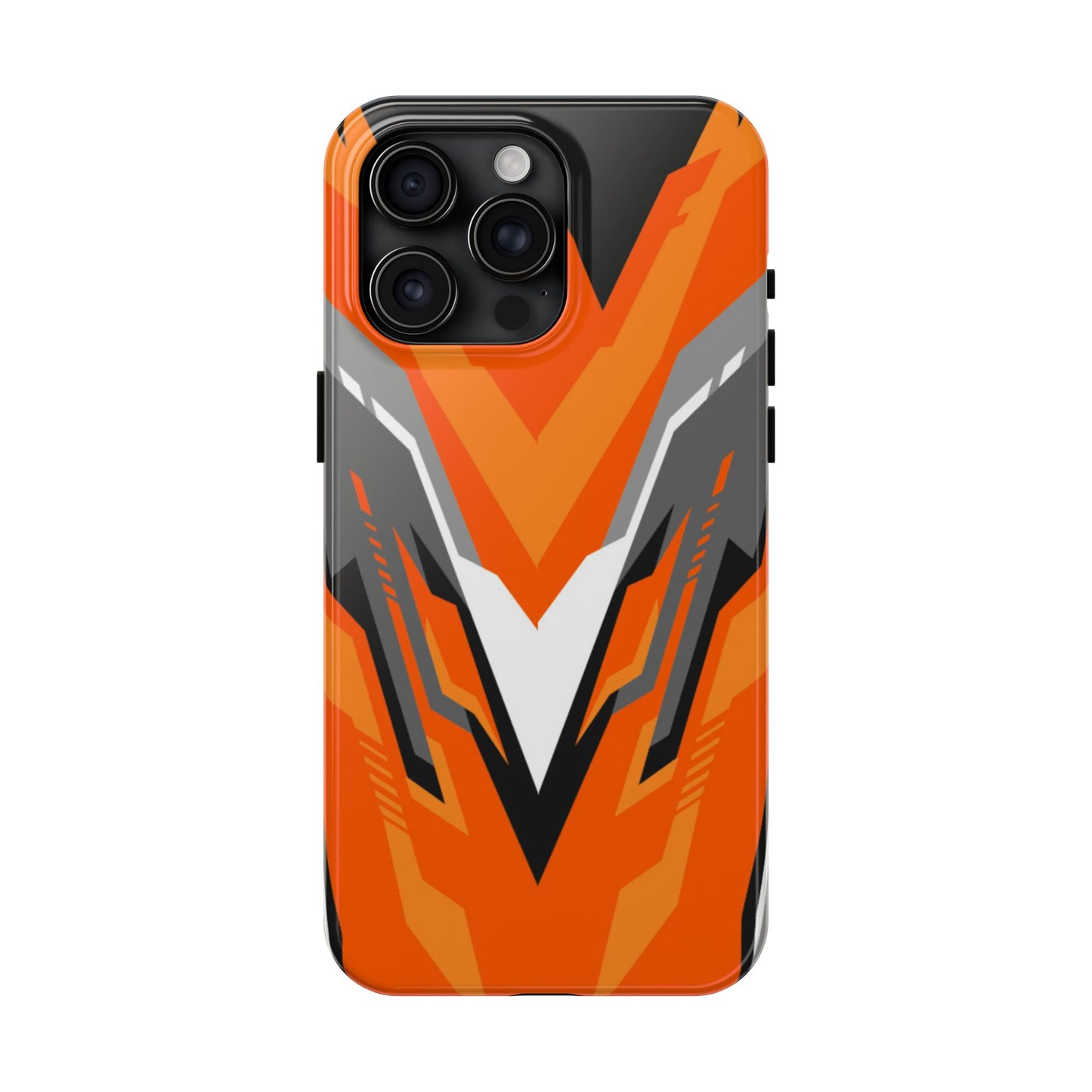 Orange Racing Graphic Tough Phone Case