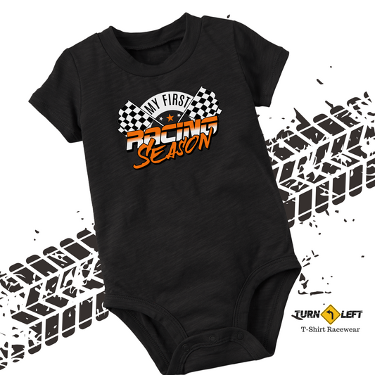 My First Racing Season Infant Jersey Bodysuit