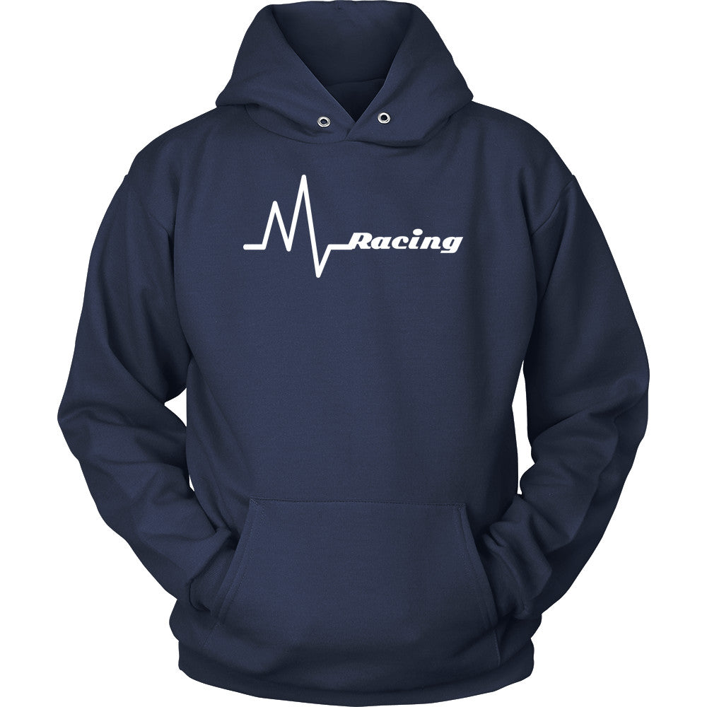 Racing Heartbeat - Life Line Hooded Sweatshirt