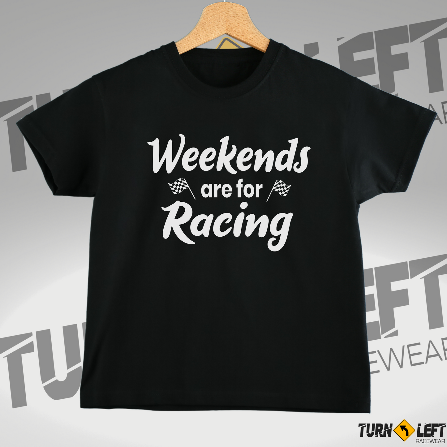 Weekends Are For Racing Toddler's Fine Jersey Tee