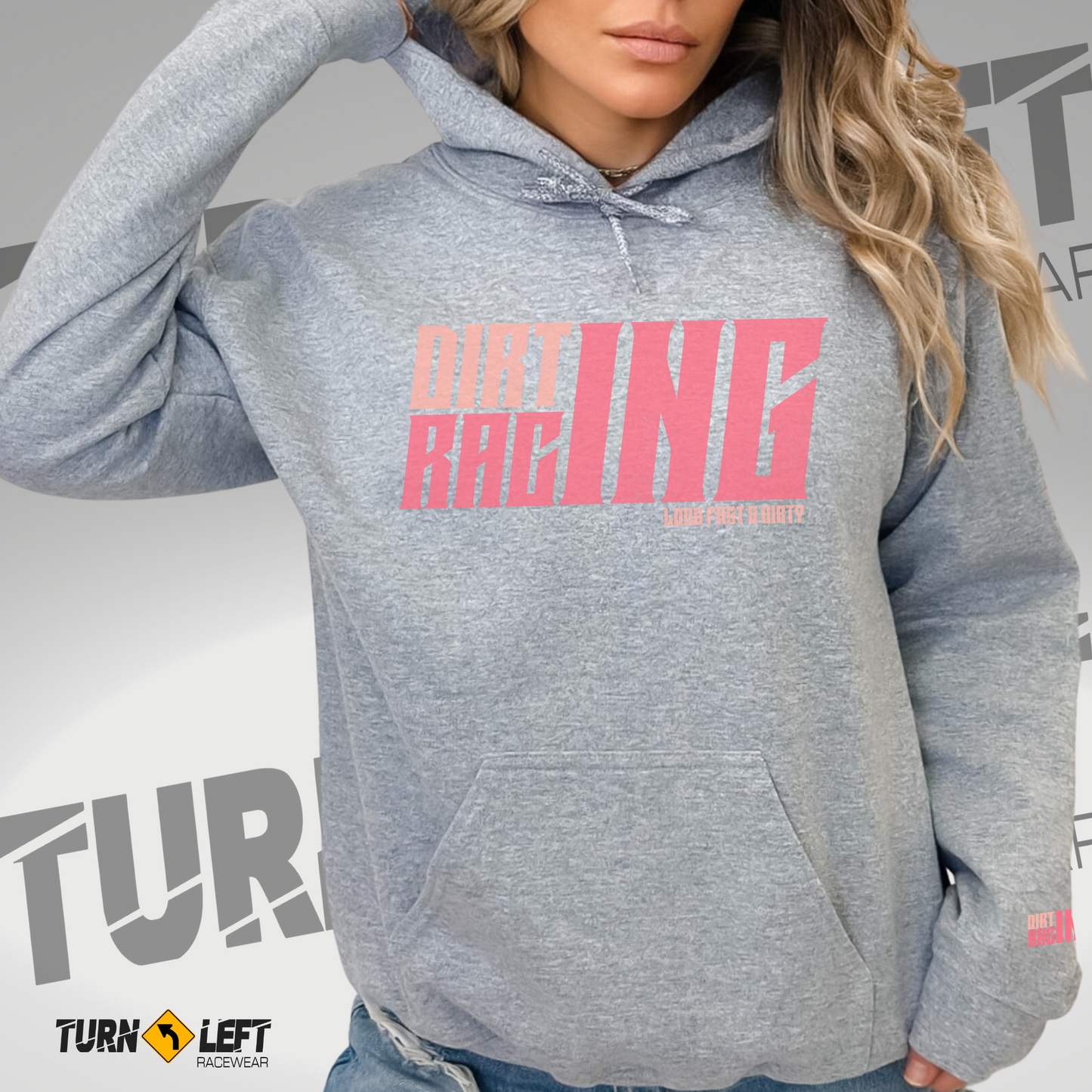 Womens dirt track racing hoodie, Stock car racing shirts, Women's sprint car racing, Pink dirt track racing shirts