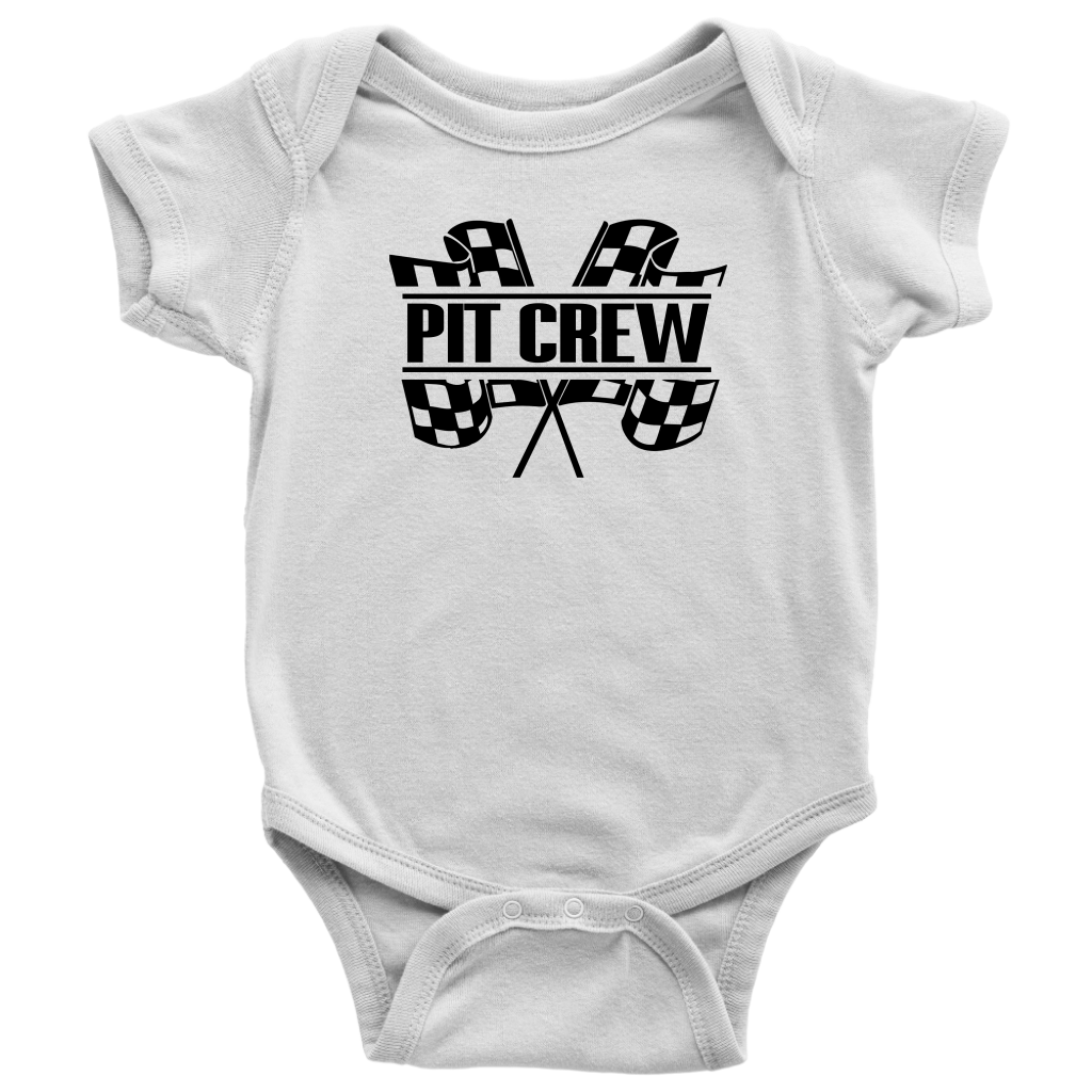 Pit Crew Onesie (BLK) - Turn Left T-Shirts Racewear