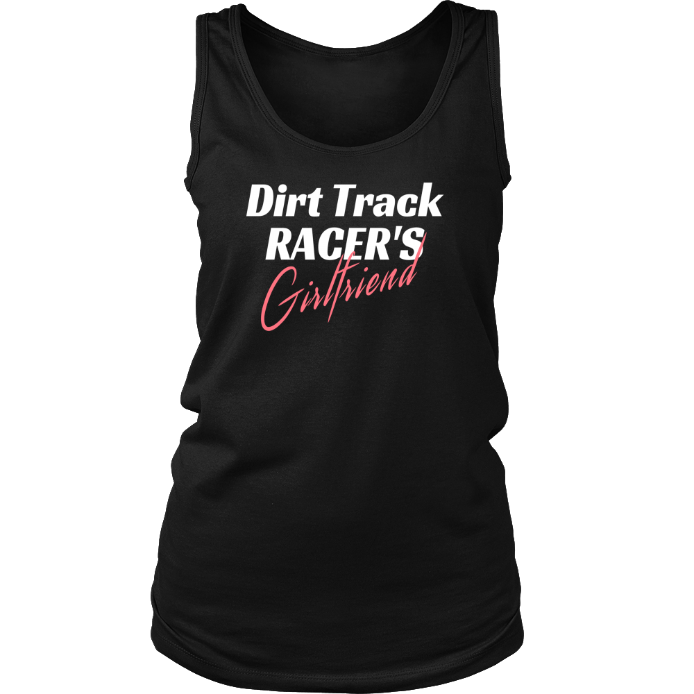 Dirt Track Racer's GIRLFRIEND Tank Top - Turn Left T-Shirts Racewear