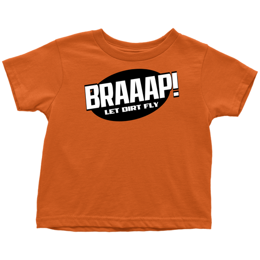 BRAAAP Toddler T-Shirts - Turn Left T-Shirts Racewear