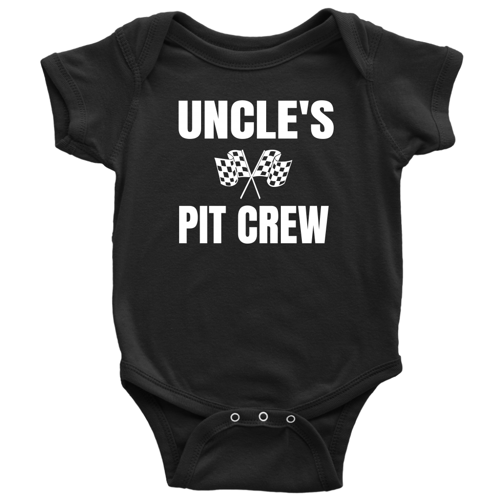 Uncle's Pit Crew Onesie - Turn Left T-Shirts Racewear