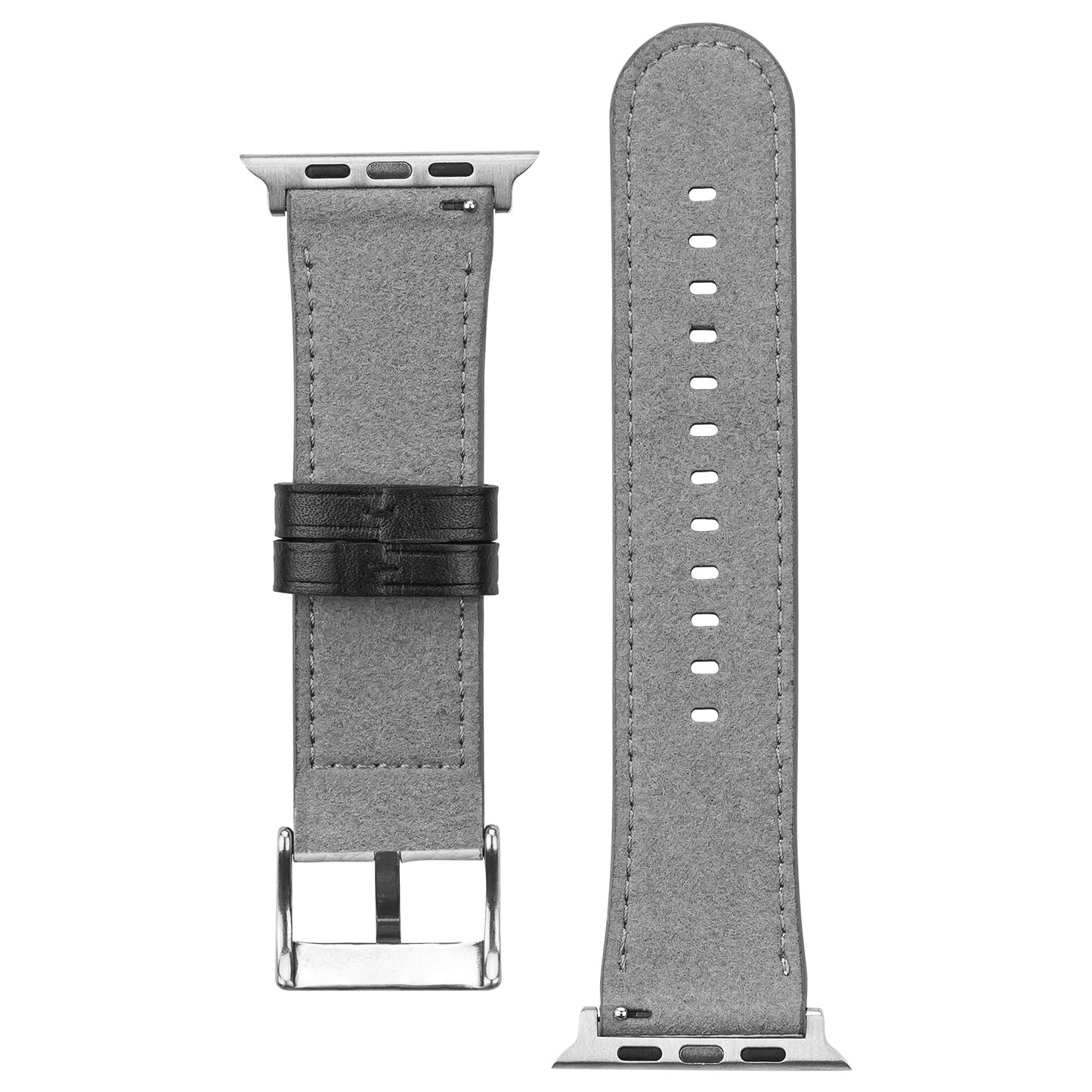 Leather Checkered Flag Apple Watch Band