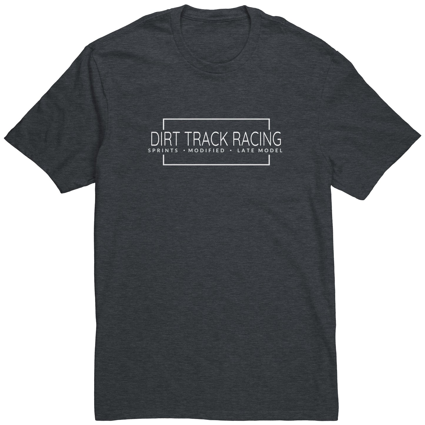 Dirt Track Racing Sprint Car Late Model Modified Box Men's T-Shirt