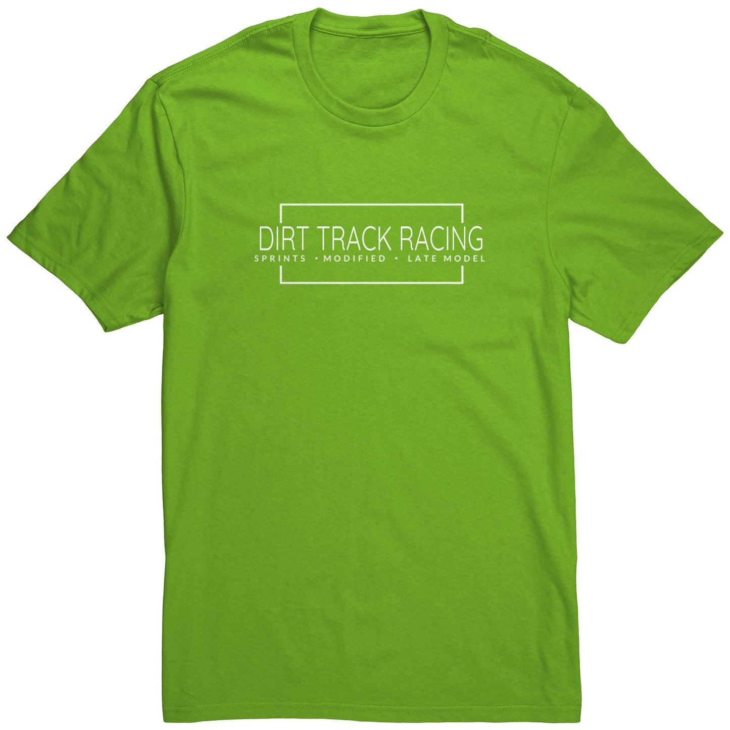 Dirt Track Racing Sprint Car Late Model Modified Box Men's T-Shirt