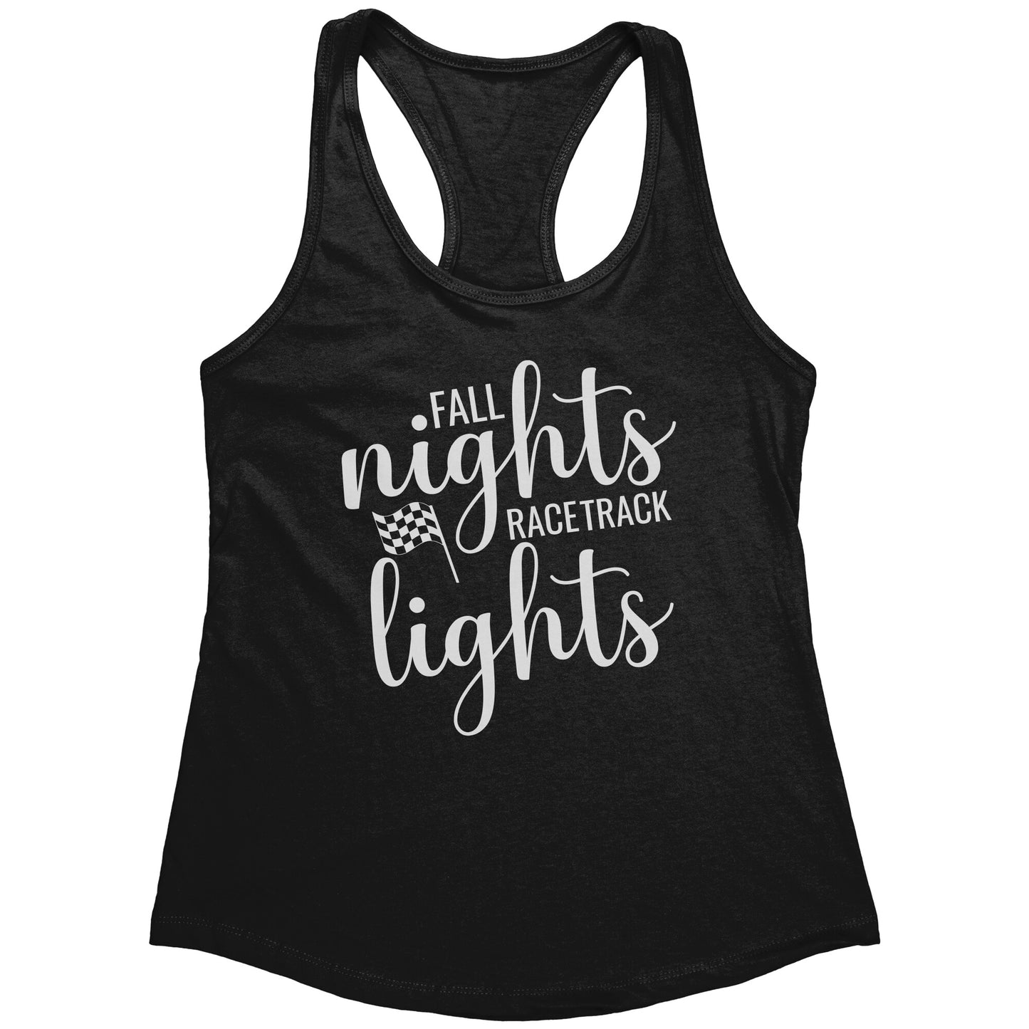 Fall Nights Racetrack Lights Tank Top