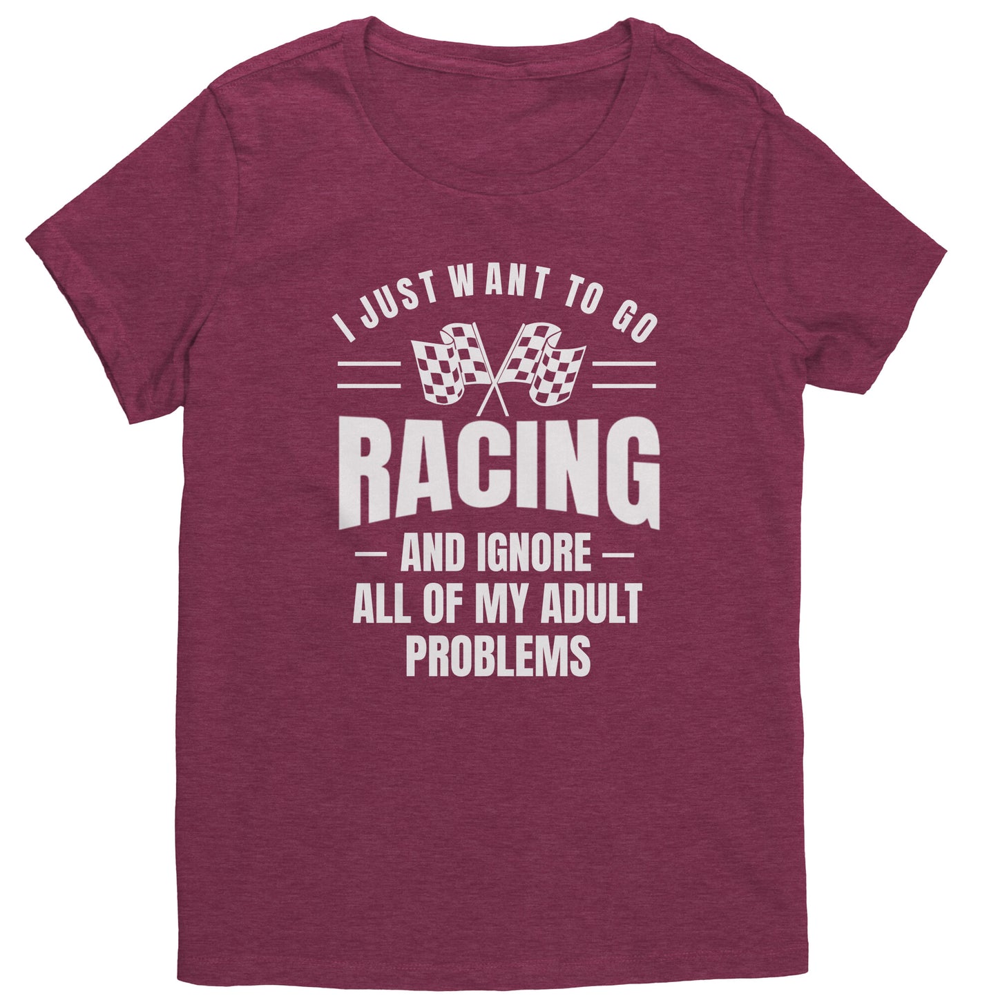 I Want To Go Racing T-Shirts