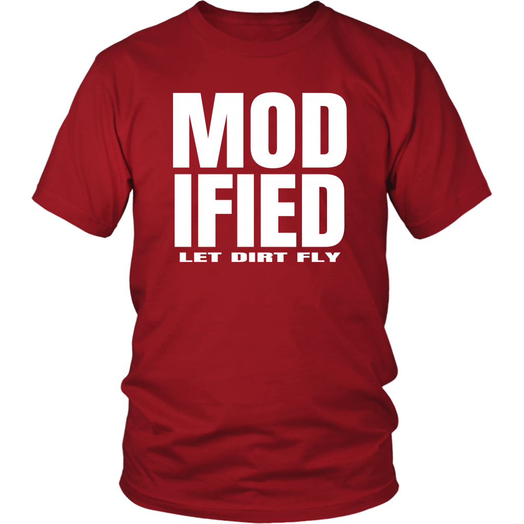Modified Let Dirt Fly Collection T-Shirt - Turn Left T-Shirts Racewear
