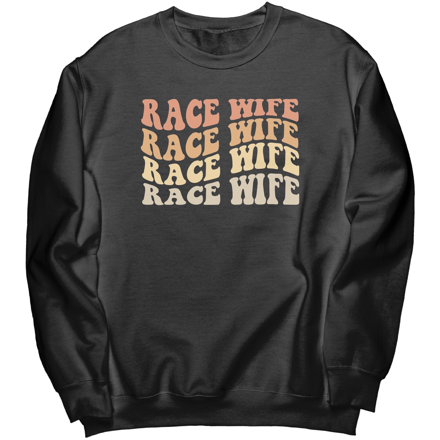 Race Wife Retro Wave Sweatshirt