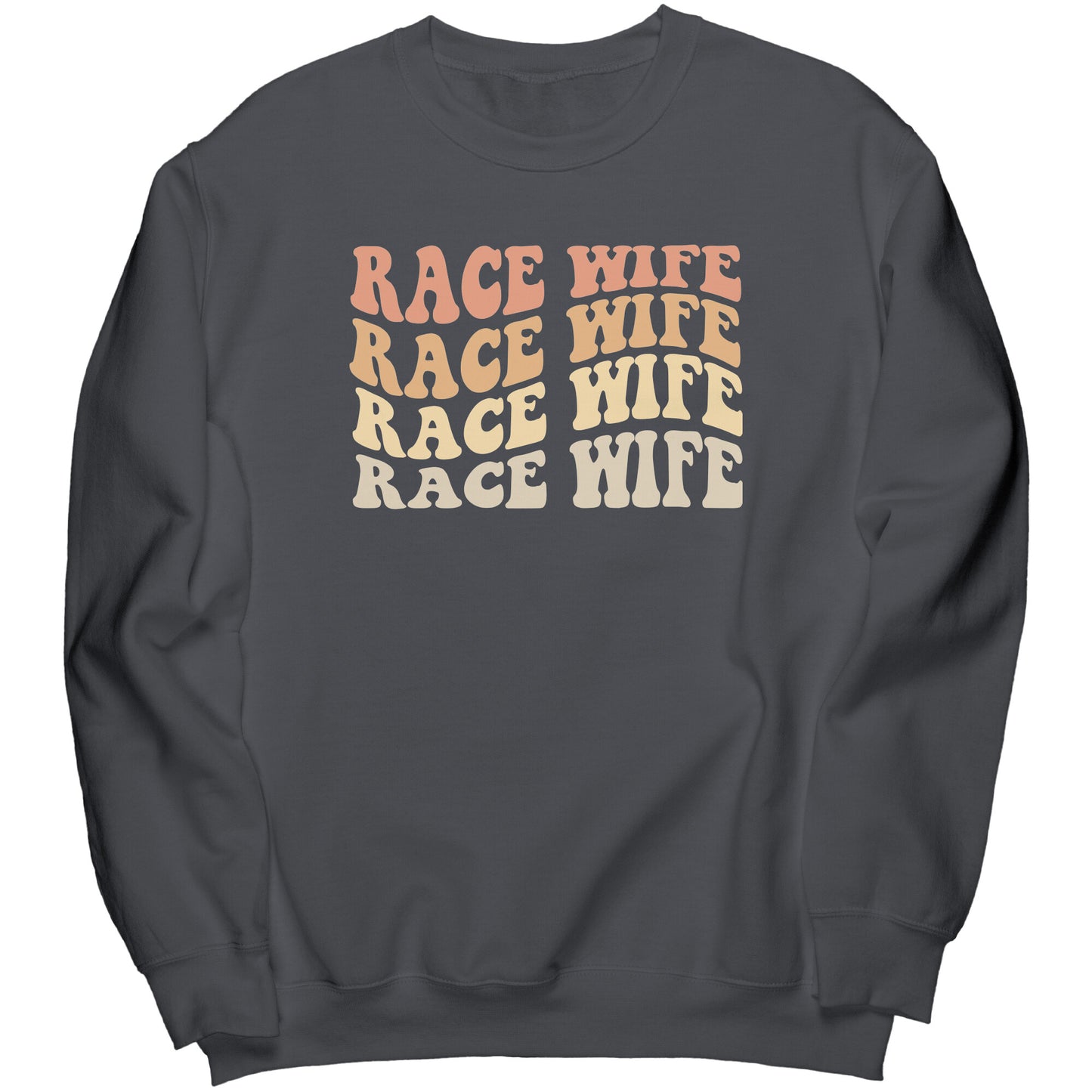 Race Wife Retro Wave Sweatshirt