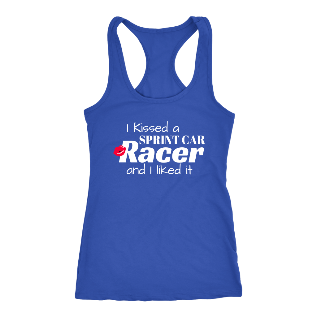 I Kissed A Sprint Car Racer And I Liked It Tank Top - Turn Left T-Shirts Racewear