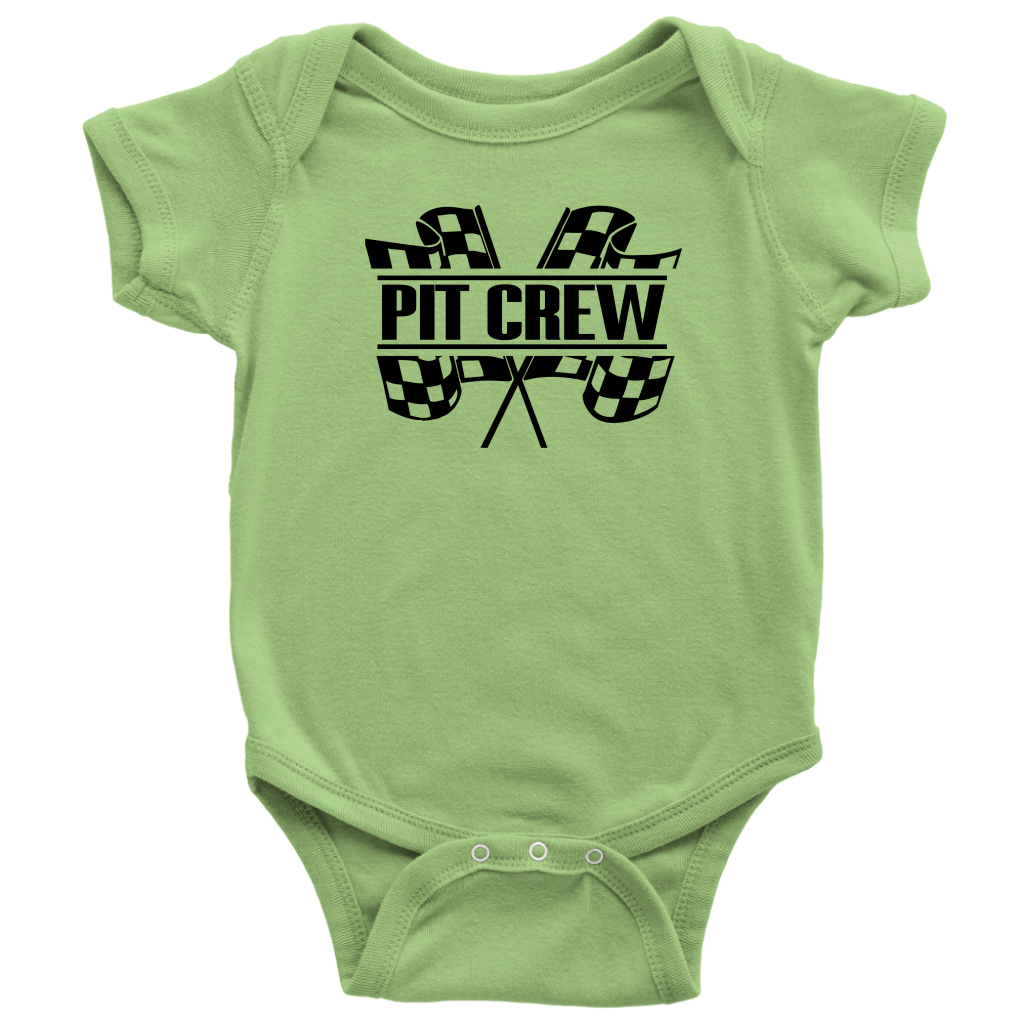 Pit Crew Onesie (BLK) - Turn Left T-Shirts Racewear