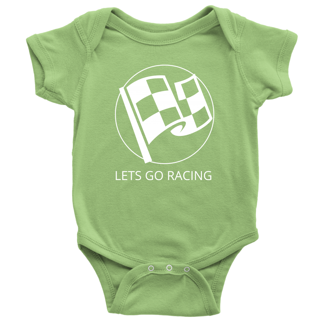 Let's Go Racing Onesie - Turn Left T-Shirts Racewear