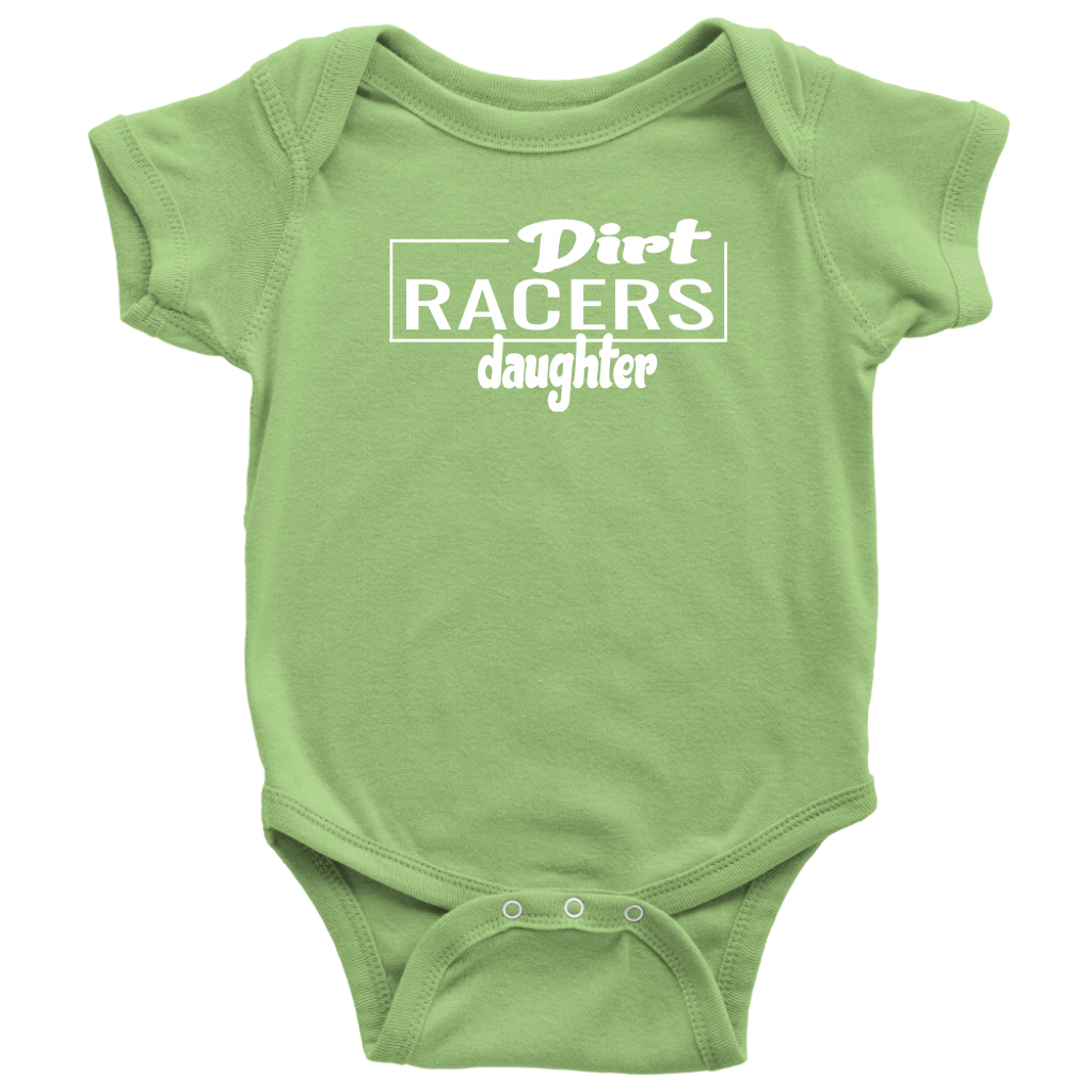 Dirt Racers Daughter Onesie - Turn Left T-Shirts Racewear