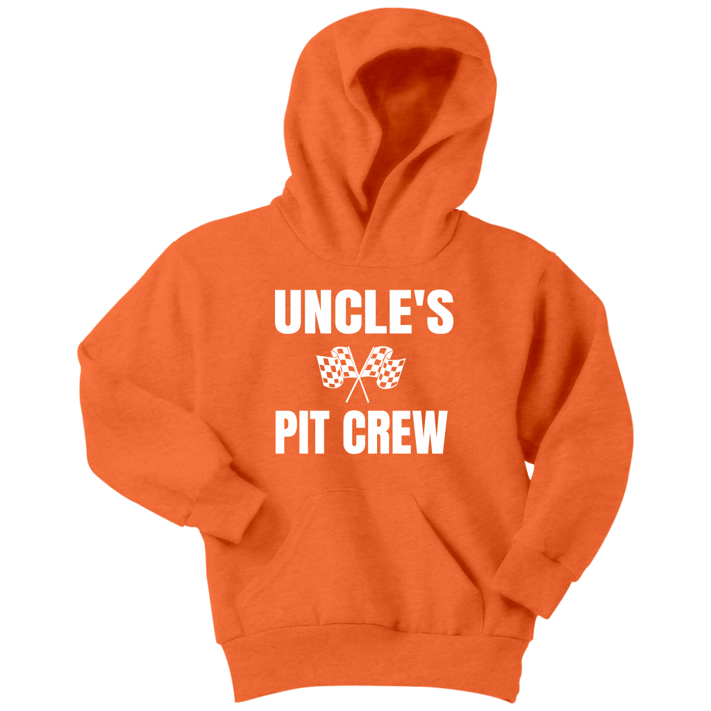 Uncle's Pit Crew Youth Hoodie or T-Shirt - Turn Left T-Shirts Racewear