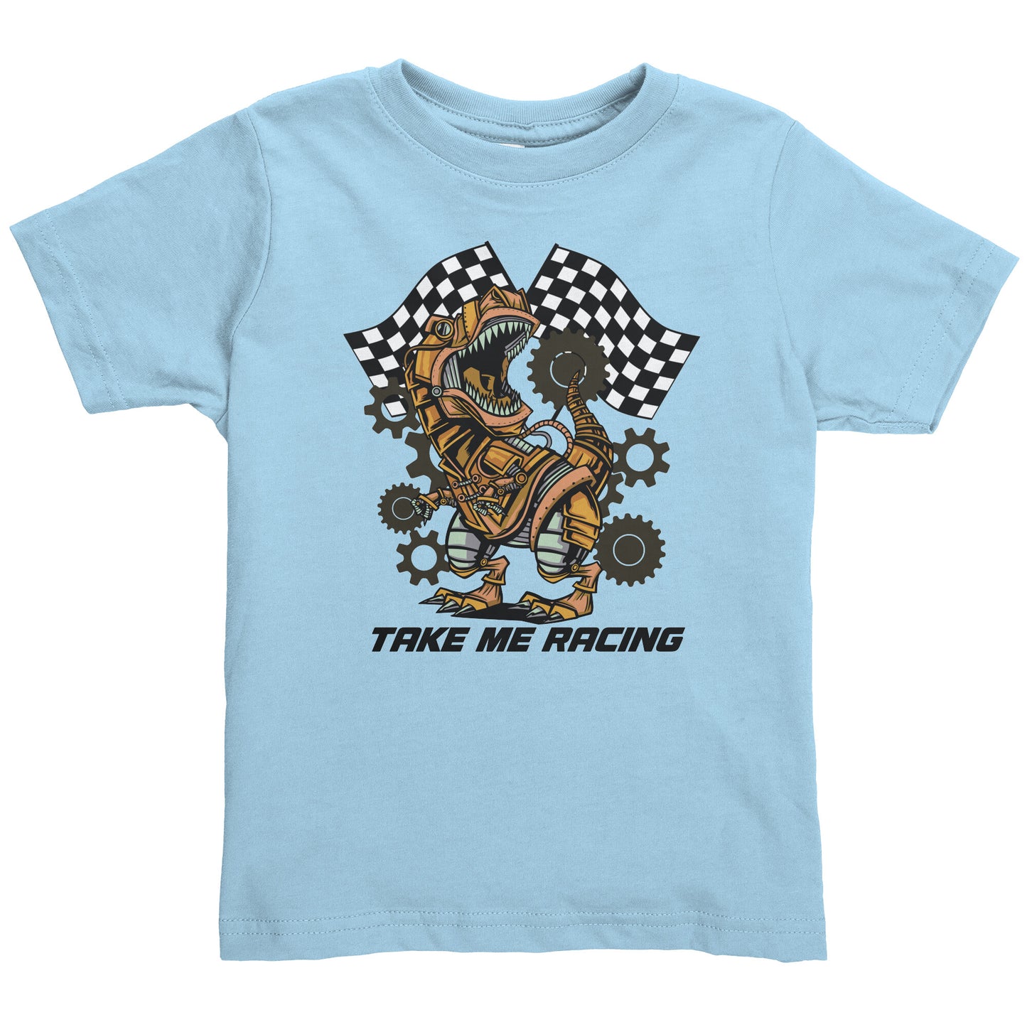 Take Me To The Races Dinosaur Toddler T-Shirt