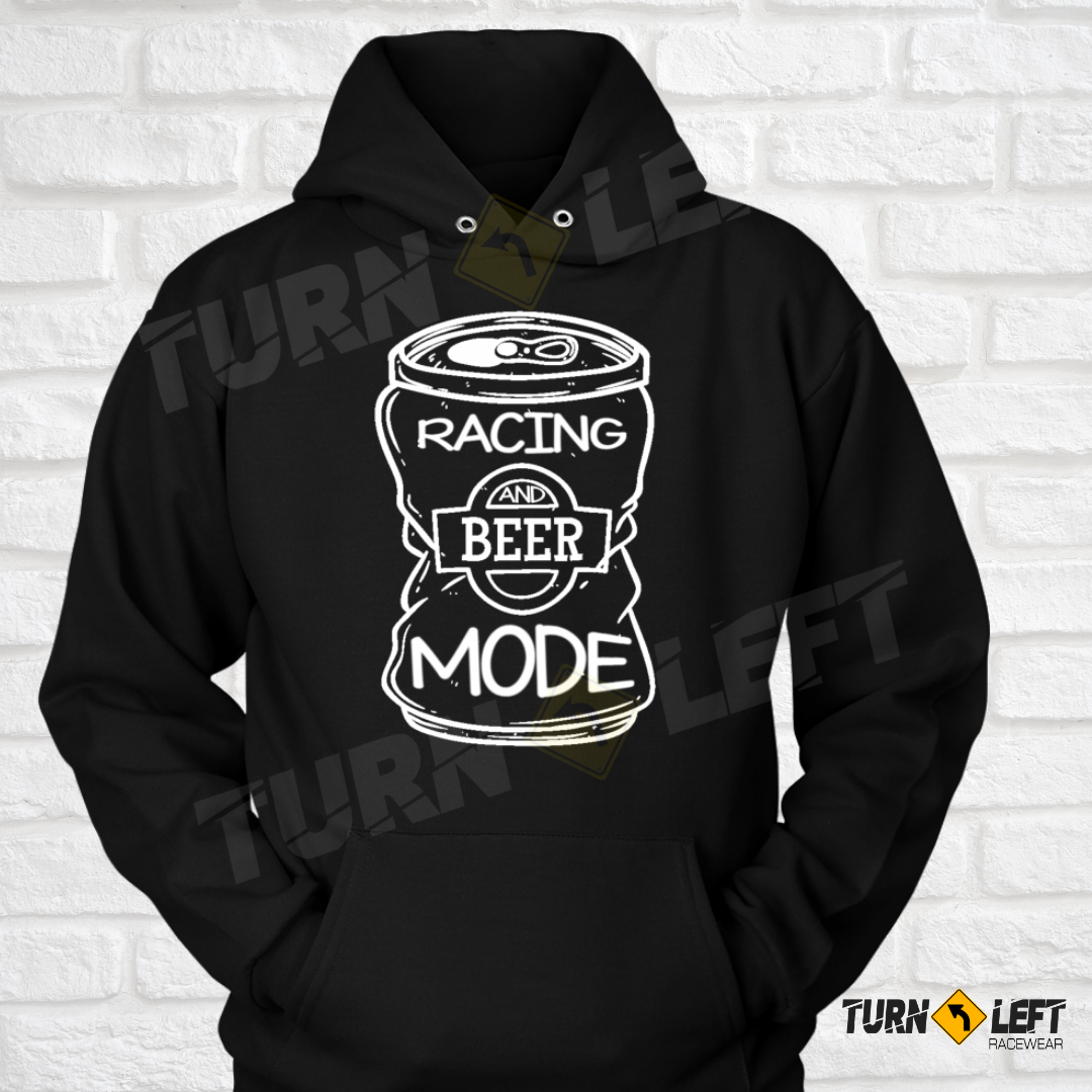 Racing And Beer Mode Hoodie. Dirt Track Racing and beer, Car Racing and Beer Hooded Sweatshirts For Men