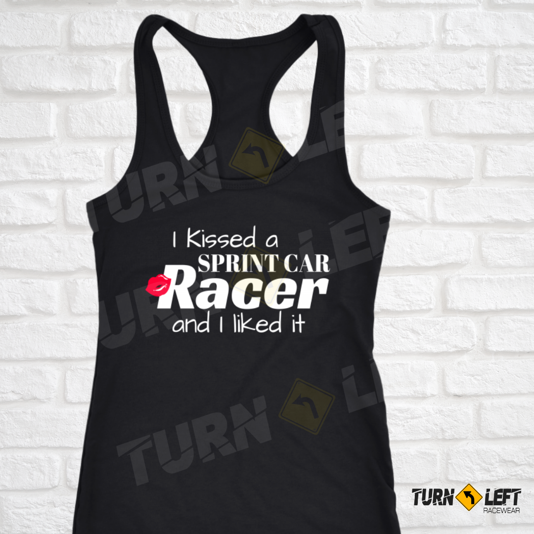 I Kissed A Sprint Car Racers And I Like It Tank Top