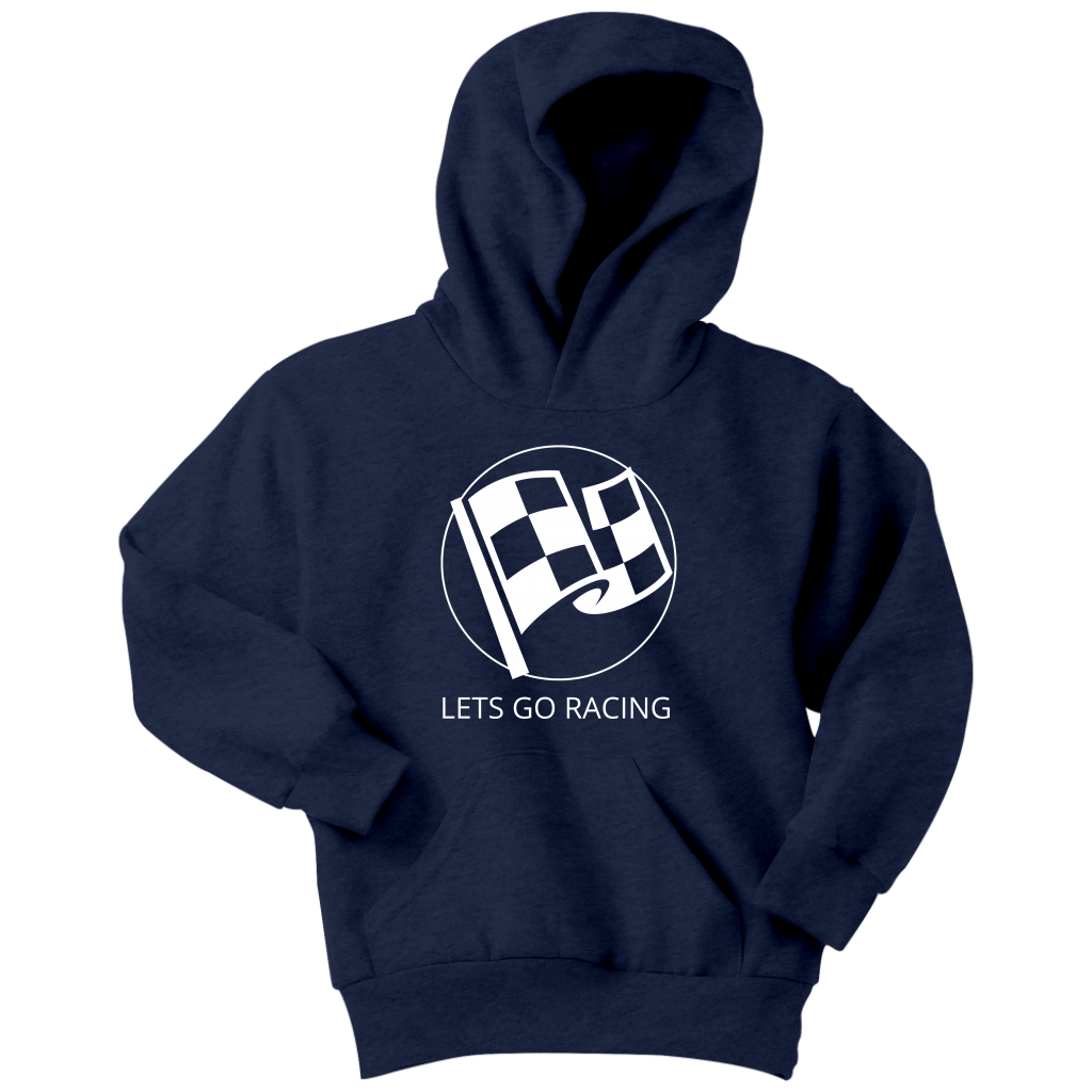 Let's Go Racing Hoodie and T-Shirt - Turn Left T-Shirts Racewear
