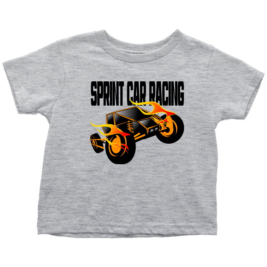 Sprint Car Racing Toddler T-Shirt - Turn Left T-Shirts Racewear
