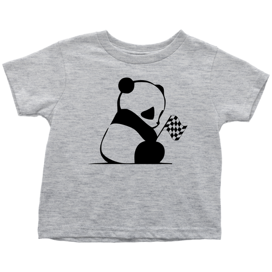 Panda Bear Racing Toddler T-Shirt - Turn Left T-Shirts Racewear