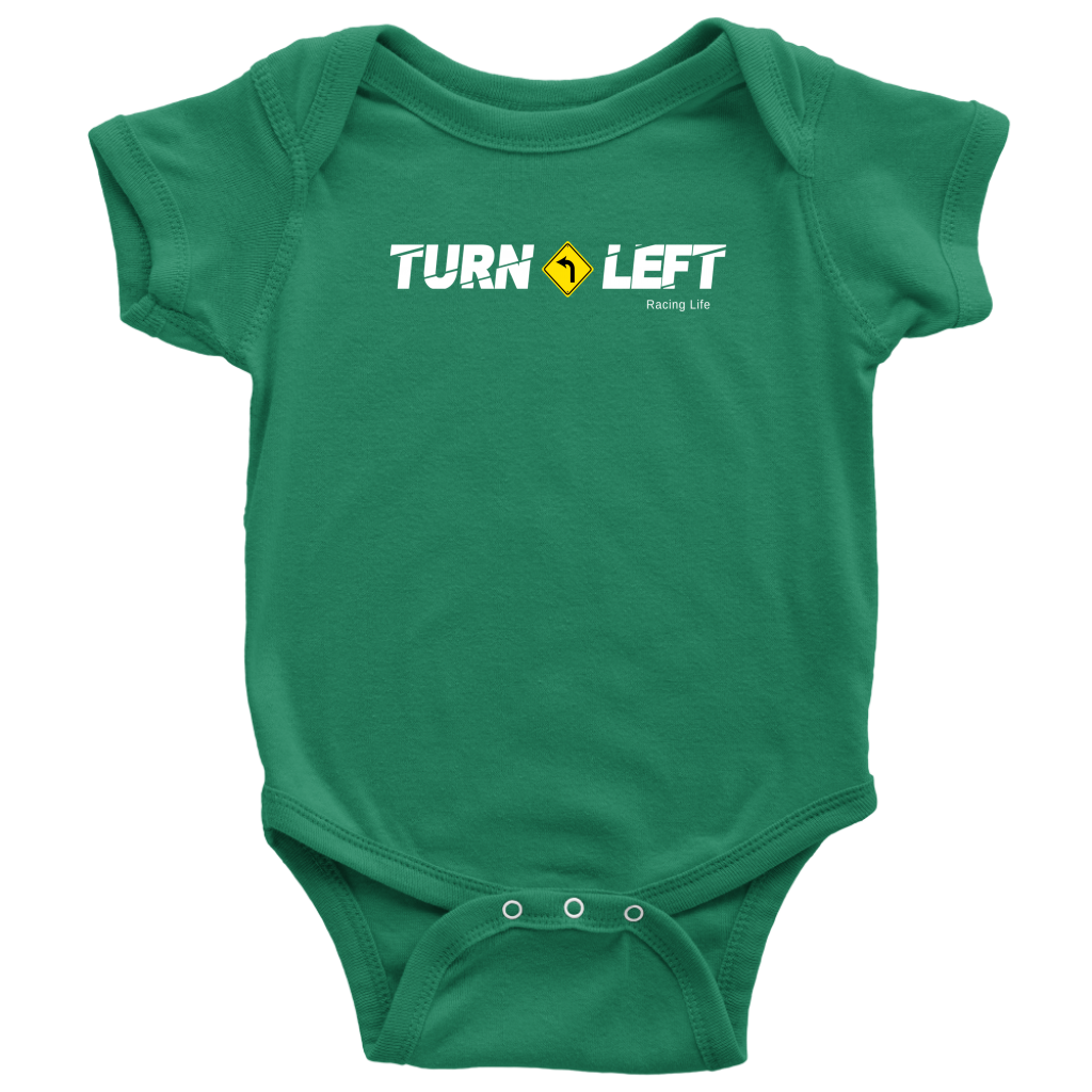 Turn Left Racing Logo Onesie - Turn Left T-Shirts Racewear