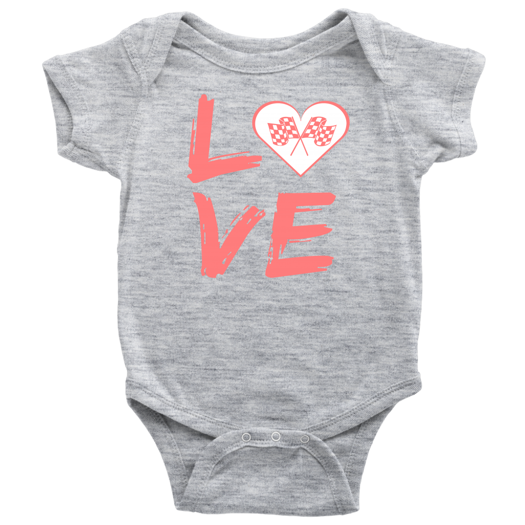 Love Racing Onesie - Turn Left T-Shirts Racewear