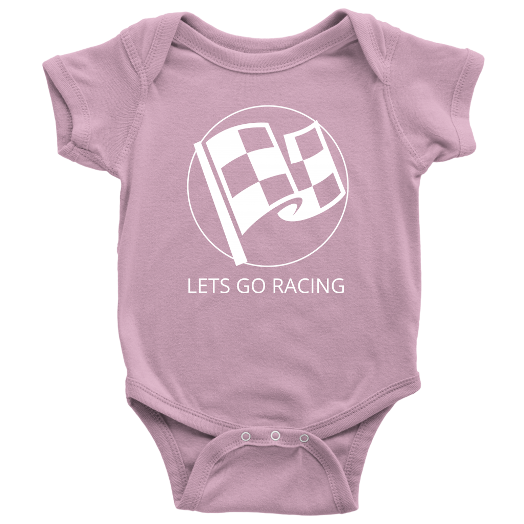 Let's Go Racing Onesie - Turn Left T-Shirts Racewear