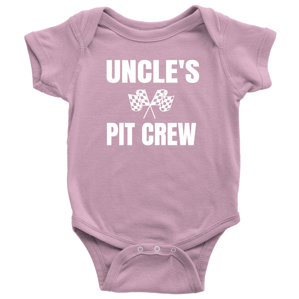 Uncle's Pit Crew Onesie - Turn Left T-Shirts Racewear