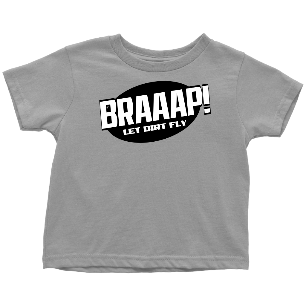 BRAAAP Toddler T-Shirts - Turn Left T-Shirts Racewear