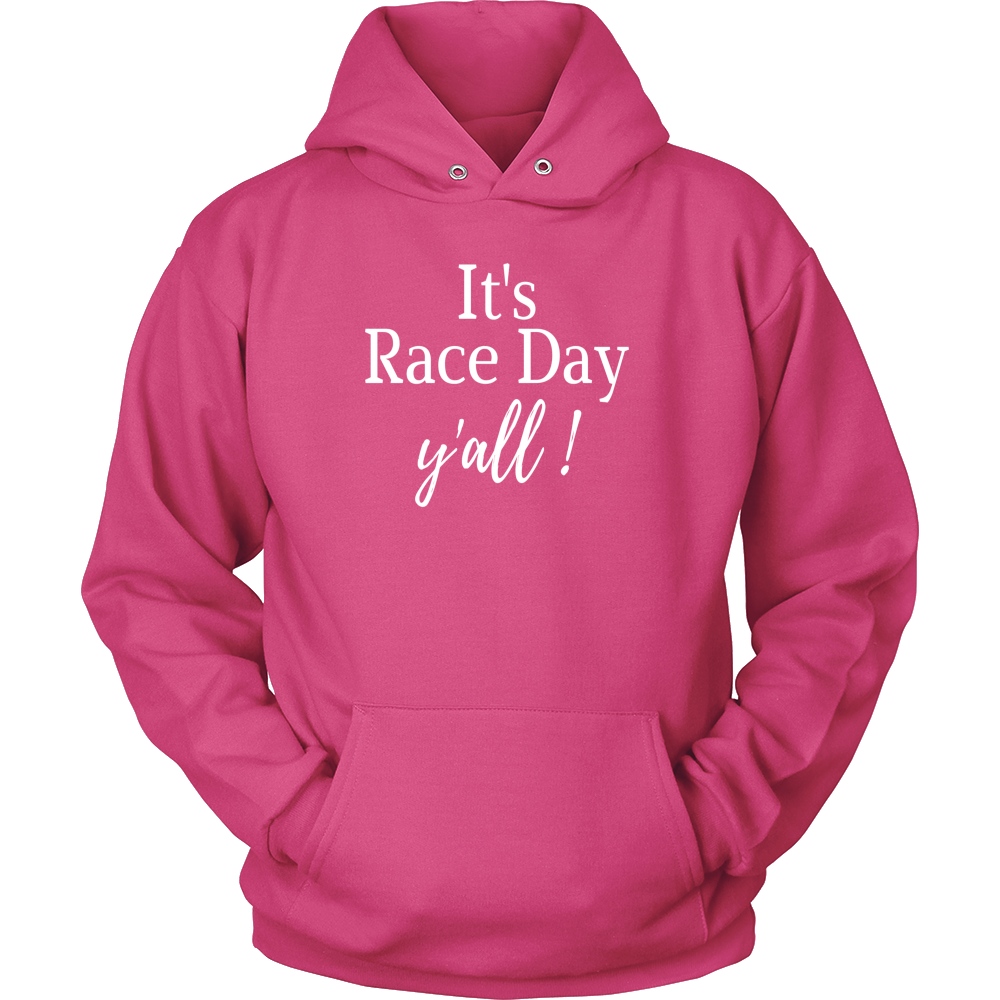 It's Race Day Y'all Hooded Sweatshirt - Turn Left T-Shirts Racewear