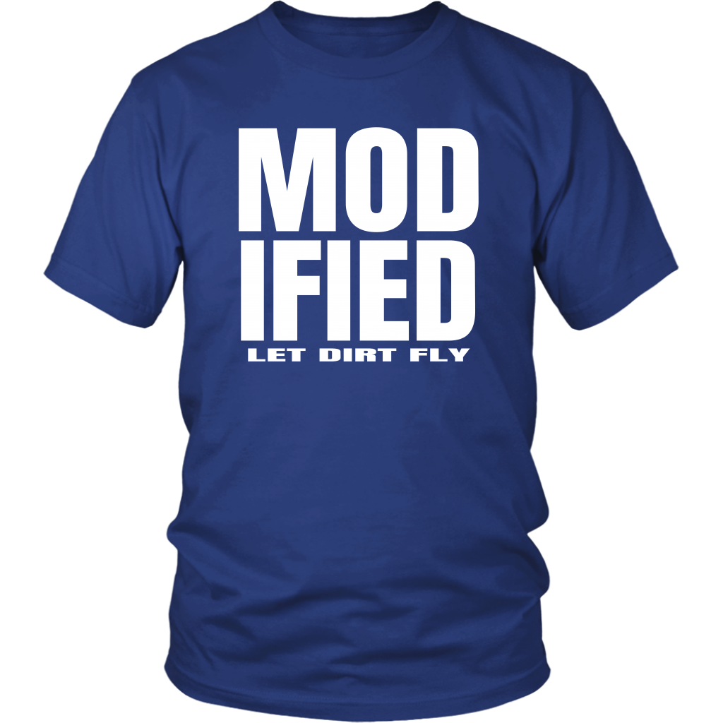 Modified Let Dirt Fly Collection T-Shirt - Turn Left T-Shirts Racewear