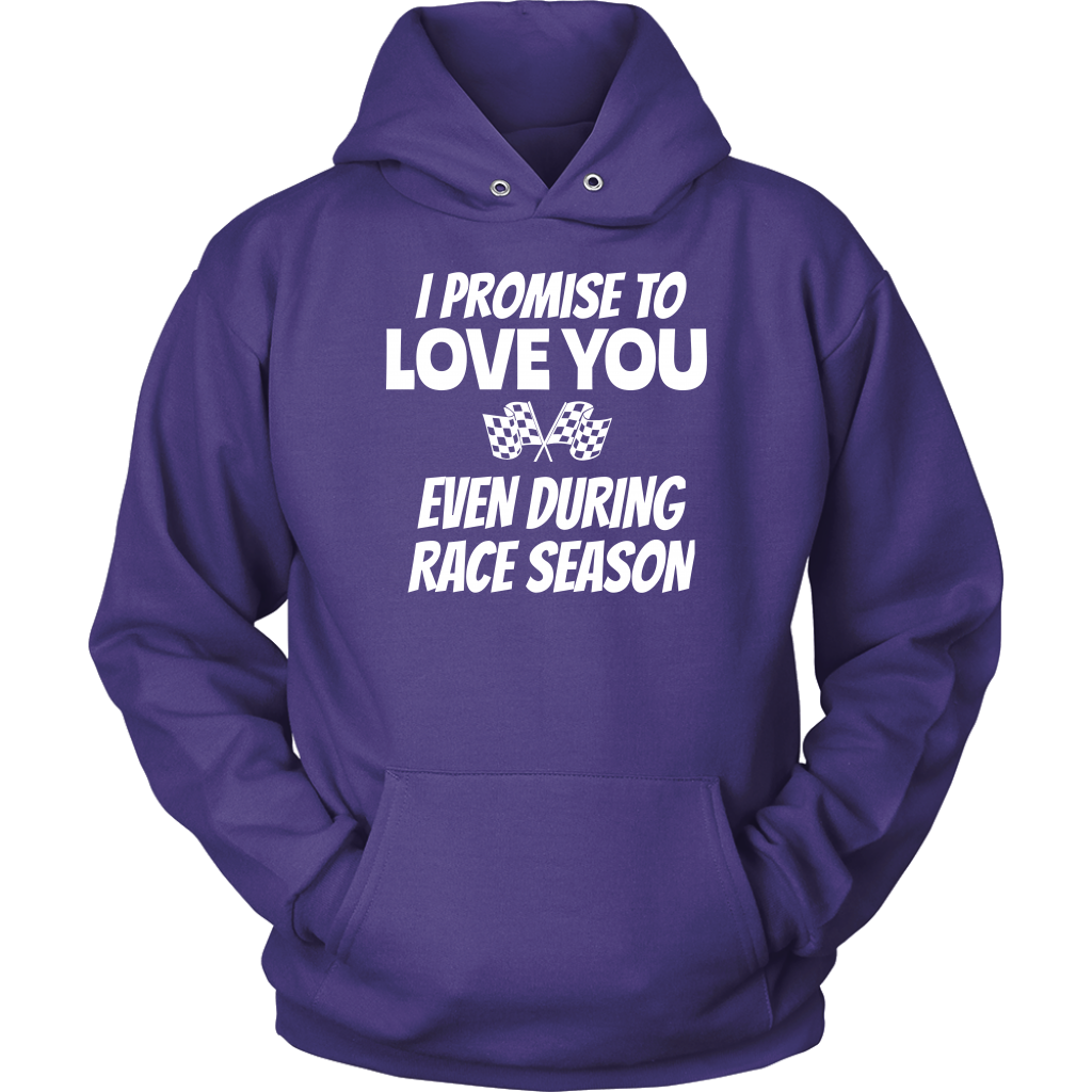 I Promise To Love You Hoodie - Turn Left T-Shirts Racewear