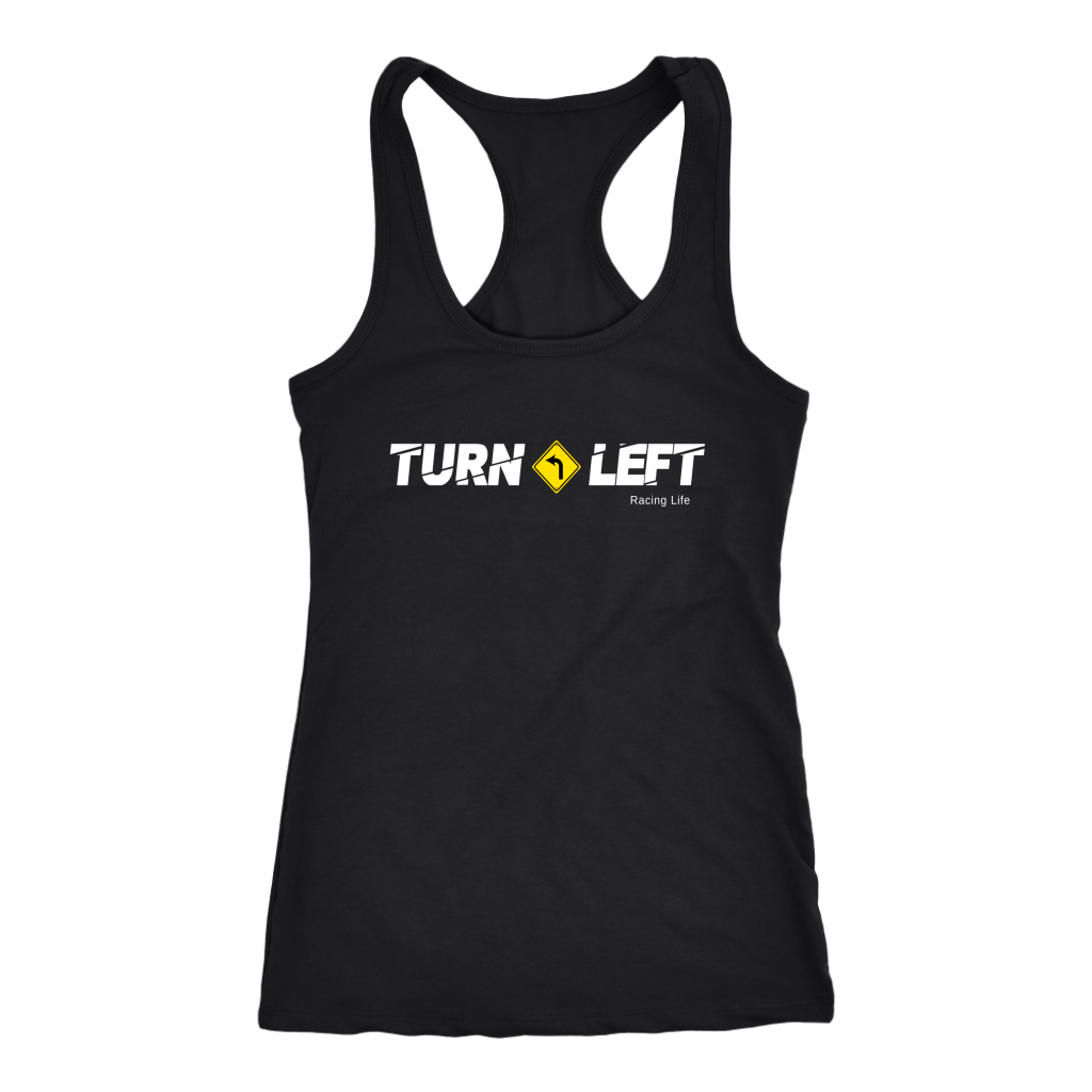 Turn Left Racing Logo Tank Top - Turn Left T-Shirts Racewear