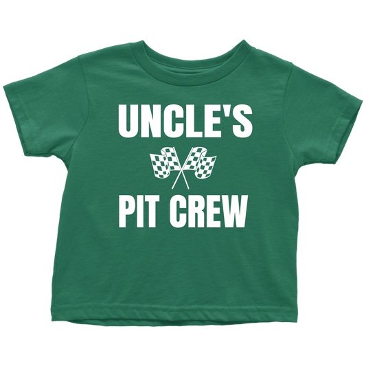 Uncle's Pit Crew Toddler T-Shirt - Turn Left T-Shirts Racewear