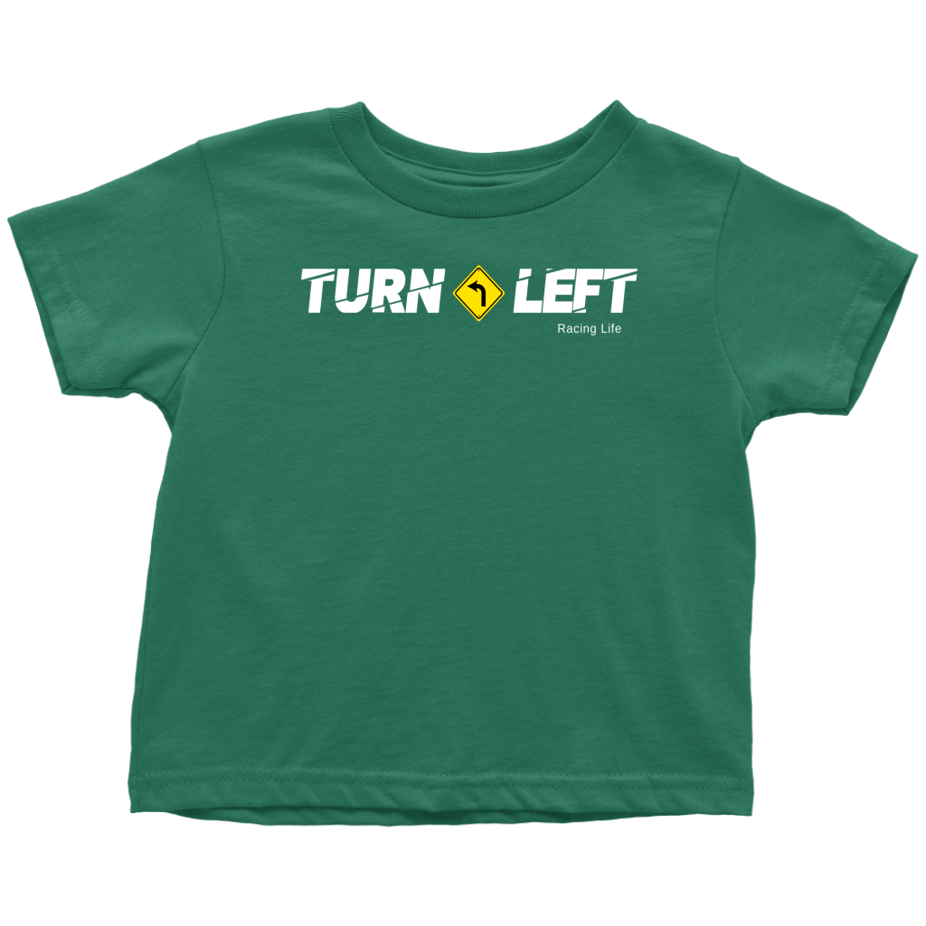 Turn Left Racing Logo Toddler T-Shirt - Turn Left T-Shirts Racewear