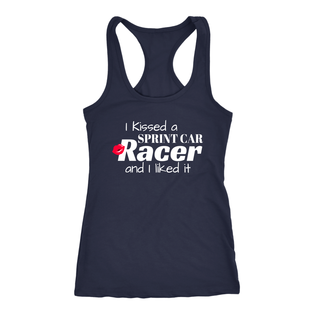 I Kissed A Sprint Car Racer And I Liked It Tank Top - Turn Left T-Shirts Racewear